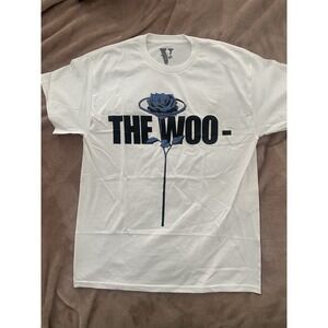 Vlone x The Woo T-Shirt Size Large White